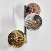 Ripoll Luminarias esféricas, Apliques Cromo, dorado, Color cobre, Ahumado, 3 luces