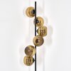 Koyoto Lámpara de pie 31 cm dorado, 6 luces