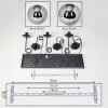 Gastor Lámparas suspendidas, Luminarias esféricas, Lámparas colgantes Ahumado, 6 luces