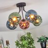 Ripoll Plafones, Luminarias esféricas Azul, Verde, Color cobre, 5 luces Ripoll Plafones, Luminarias esféricas Azul, Verde, Color cobre, 5 luces