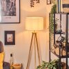 Soungou Lámpara de pie Cromo, Crudo, 1 luz