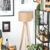 Soungou Lámpara de pie Cromo, Crudo, 1 luz