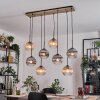 Koyoto Lámparas suspendidas, Luminarias esféricas, Lámparas colgantes Crudo, Negro, 8 luces