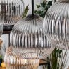 Koyoto Lámparas suspendidas, Luminarias esféricas, Lámparas colgantes Crudo, Negro, 8 luces