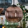 Koyoto Lámparas suspendidas, Luminarias esféricas, Lámparas colgantes Crudo, Negro, 8 luces