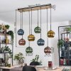 Koyoto Lámparas suspendidas, Luminarias esféricas, Lámparas colgantes Crudo, Negro, 8 luces
