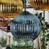 Koyoto Lámparas suspendidas, Luminarias esféricas, Lámparas colgantes Crudo, Negro, 8 luces