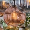 Koyoto Lámparas suspendidas, Luminarias esféricas, Lámparas colgantes Crudo, Negro, 8 luces