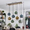 Koyoto Lámparas suspendidas, Luminarias esféricas, Lámparas colgantes Crudo, Negro, 8 luces