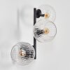 Koyoto Luminarias esféricas, Apliques Transparente, 3 luces
