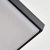 Xaden Aplique de exterior, Apliques LED Negro, 1 luz