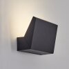 Xaden Aplique de exterior, Apliques LED Negro, 1 luz