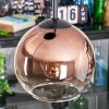 Koyoto Lámparas suspendidas, Luminarias esféricas, Lámpara colgante de clúster 30 cm Transparente, Color cobre, 3 luces