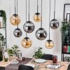 Gastor Lámparas suspendidas, Luminarias esféricas, Lámparas colgantes Colores ámbar, Ahumado, 8 luces