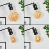 Codecro Lámpara de pie Cromo, Negro, Blanca, 3 luces