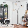 Codecro Lámpara de pie Cromo, Negro, Blanca, 3 luces