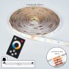 Melor Tiras de LED LED Blanca, 1 luz, Mando a distancia