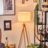 Soungou Lámpara de pie Cromo, Crudo, 1 luz