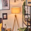 Soungou Lámpara de pie Cromo, Crudo, 1 luz