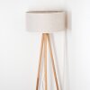 Saladillo Lámpara de pie Madera clara, Blanca, 1 luz