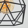 Yaak Lámpara de pie Cromo, Negro, Blanca, 3 luces
