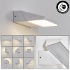 Xaden Aplique de exterior, Apliques LED Blanca, 1 luz