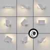 Xaden Aplique de exterior, Apliques LED Blanca, 1 luz