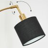 Bassagoda Lámpara de pie Latón, Negro, 3 luces