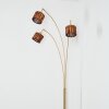 Cando Lámpara de pie Latón, Negro, 3 luces