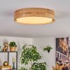 Melstad Plafones LED Crudo, Blanca, 1 luz