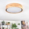 Melstad Plafones LED Crudo, Blanca, 1 luz