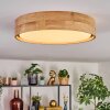 Melstad Plafones LED Crudo, Blanca, 1 luz