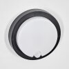 Jelad Aplique de exterior, Apliques LED Negro, 1 luz, Sensor de movimiento