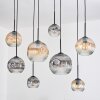 Ripoll Lámparas suspendidas, Luminarias esféricas, Lámparas colgantes Crudo, Negro, 8 luces