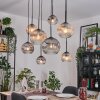 Ripoll Lámparas suspendidas, Luminarias esféricas, Lámparas colgantes Crudo, Negro, 8 luces