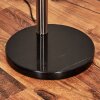 Alsen Lámpara de pie Níquel-mate, Negro, 3 luces