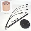 Soungou Lámpara de pie Negro, 5 luces