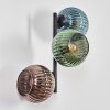 Koyoto Luminarias esféricas, Apliques Azul, Verde, Color cobre, 3 luces
