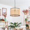 Ramila Lámparas suspendidas, Lámparas colgantes Crudo, Negro, 1 luz