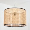Ramila Lámparas suspendidas, Lámparas colgantes Crudo, Negro, 1 luz