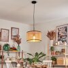 Ramila Lámparas suspendidas, Lámparas colgantes Crudo, Negro, 1 luz