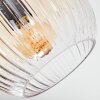 Koyoto Plafones, Luminarias esféricas Colores ámbar, Transparente, 7 luces