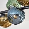 Koyoto Plafones, Luminarias esféricas Azul, dorado, Verde, 10 luces
