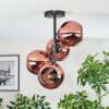 Koyoto Plafones, Luminarias esféricas Color cobre, 4 luces