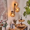 Koyoto Luminarias esféricas, Apliques Colores ámbar, 3 luces