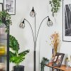 Yaak Lámpara de pie Negro, 3 luces