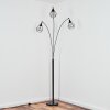 Yaak Lámpara de pie Negro, 3 luces