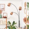 Soungou Lámpara de pie Negro, 3 luces