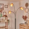 Soungou Lámpara de pie Negro, 3 luces