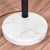 Soungou Lámpara de pie Negro, Blanca, 3 luces